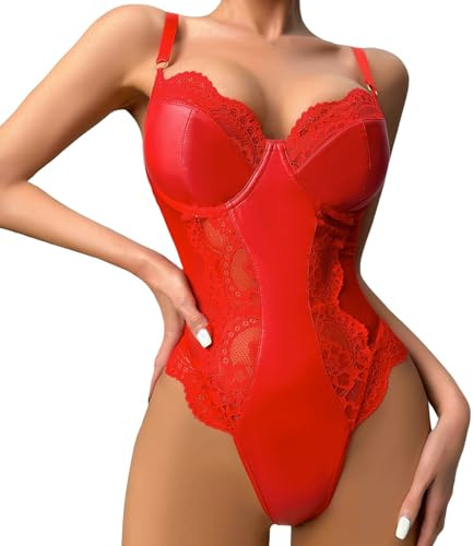 lace night dress Fuzzy pyjamas women bra and knickers set see through bra ladies pants size 12 woman sexy christmas costume women's g-strings thongs tangas v neck straps red sexy lingerie set