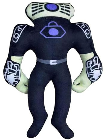 GUUIESMU Upgrade Titan Drillman Plüsch, TV-Mann Spielzeug, Lautsprecher-Mann Plüsch, Gefüllte Abenteuer-Anime-Spielfigur für Halloween-Fans (C)