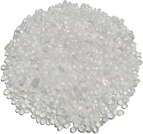 QYGL Sea Glass Stones - 0.9LB White Frosted Glass Pebbles Gemstones - Perfect for Aquarium Rocks, Fish Tank Gravel, Vase Fillers, DIY Crafts, and Home Decor