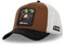 Capslab Mona Lisa Trucker Cap Basecap Baseballcap Truckercap Meshcap (One Size - braun-schwarz)