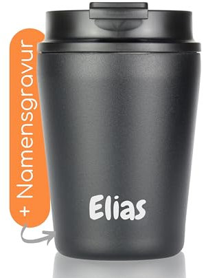Milu Thermobecher 500ml - 100% Auslaufsicher - Ostergeschenke für Frauen & Männer I Geschenk Ideen Papa, Mama, Freund, Freundin I Geschenkideen zum Vatertag Muttertag I Geschenke Opa & Oma