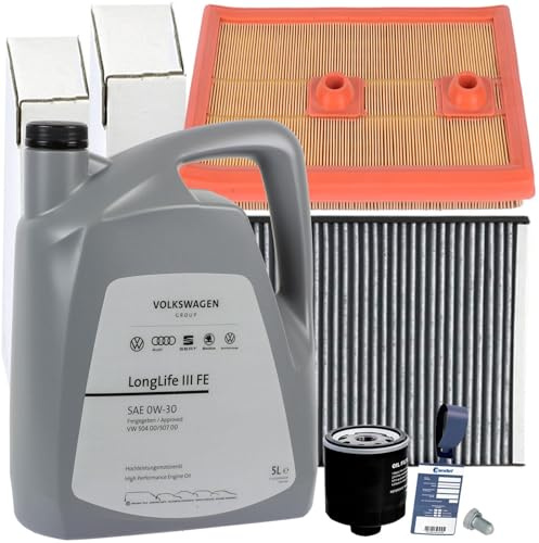 Filterset 0W30 Öl 1.2+1.4 Tsi Tfsi | 1864701(C27009 )+SAK304+SM836+220125S 0W30 für A3 Leon 5F Golf 7