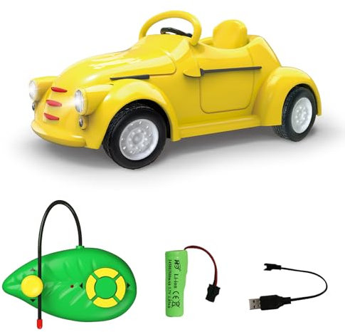Juxtaposia Lieblich Bananen Modellierung Ferngesteuertes Auto, Wiederaufladbares Rc Auto mit Eingebauter Batterie, Spielzeugautos für Kind ab 3 Jahren, kann als Geburtstagsgeschenk