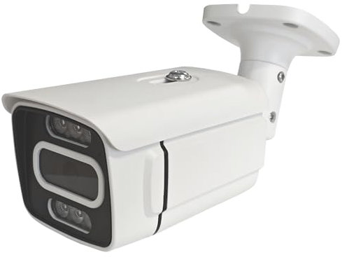 JUSTOP 5MP PoE CCTV Camera, IP Camera for POE Systems, Full Colour 3K Super HD, 2.8mm Wide Angle Lens, Colour Night Vision, IP66 Weatherproof Outdoor, Built-in Microphone