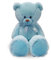 LENA INGROSSO Riesen Teddybär Cleo - Plüsch hellblau weich 96 cm mit Schleife
