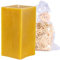 BeesWax World Bienenwachskerzen – Handgefertigte Quader & Würfel in 4 Größen – 100% reines Bienenwachs – Rauchfrei & langlebig – Geschenkidee & Wohnakzent
