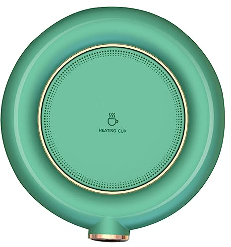 Balacoo Chauffe Tasse USB Intelligent Vert Coussin Chauffant de Bureau pour Café Thé Lait Maintien Au Chaud Constant Portable et Sûr pour Maison et Bureau