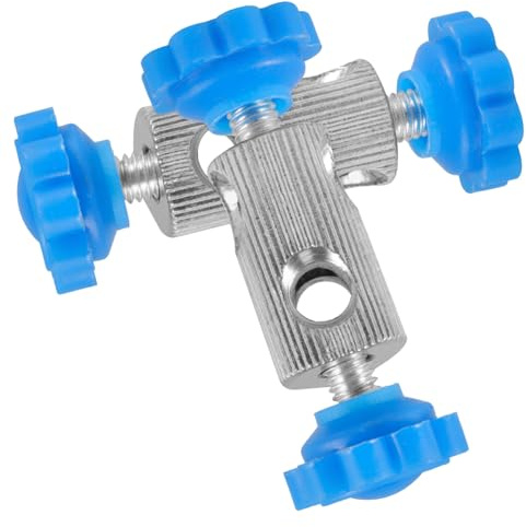 WEKADRIN 2pcs Heavy Duty Lab Stand Clamps Sturdy Laboratory Clamp Holders with Inner for Chemistry Lab Iron Stands Compact and Random Color