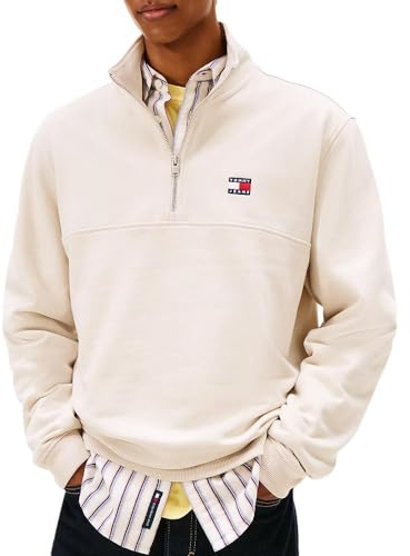 Tommy Hilfiger Sweatshirt, Beige, Badge
