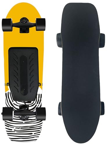 Elektro Skateboard, wasserdichtes Longboard-Skateboard mit 22-40km/h höchstgeschwindigkeit, 8–30 km reichweite, Mobility Transport Tools für Erwachsene Single-Drive-26km