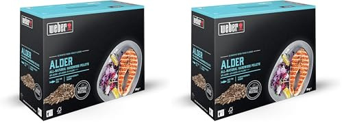 PELLET DI LEGNO FSC ONTANO 8 KG WEBER (Confezione da 2)