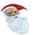 Nikolaus Maske mit Bart und Mütze