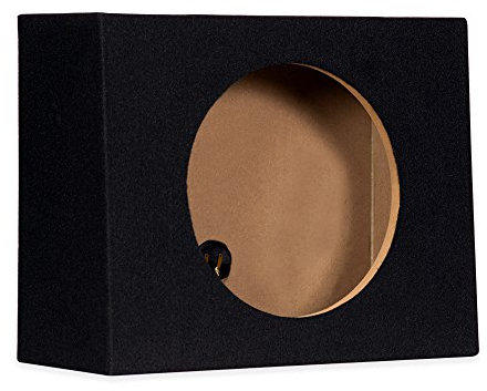Sycho Sound New Single Car Truck Wedge Black Subwoofer Box Sealed Enclosure for 12-Inch Woofer 12F