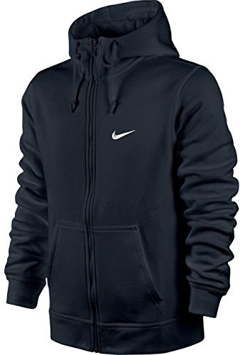 Nike Herren, Kapuzenpullover mit durchgehendem Reißverschluss, Mehrfarbig (Dunkel Obsidian blau/weiß), XL