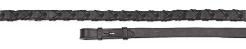 Shires Aviemore geschnürt Leder Zügel Pferd Equestrian Reiten Tack, schwarz