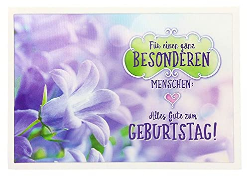 Depesche 4755-005 Glückwunsch-Karte zum Geburtstag mit 3D Motiv, Geburtstagskarte, ca. 12,5 x 17,5 cm groß, inkl. passendem Umschlag, ohne Innentext