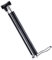 PRO BIKE TOOL Mini pompe à vélo au sol, sécurisé de gonflage Presta et valve Schrader Connexion, Haute Pression Pompe à vélo avec pied de stabilisation Peg pour pneus, Route,hybride et de matièr, noir