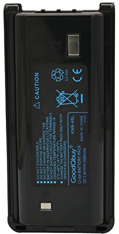 GoodQbuy 2000mAh 7.4V Li-ion Two-Way Radio Battery is Compatible with Kenwood KNB-45 KNB-45L KNB-45Li TK-2200 TK-2200L TK-2207 TK-2202E TK-2206 TK-2206M TK-2207 TK-2207G TK-2212L