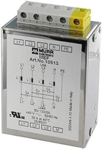 MEF Netzentstörfilter 3-phasig 1-stufig mit N
