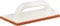 Kunststoff-Fummelbrett 80 x 260 mm mit rotem 10 mm Schwammgummibelag