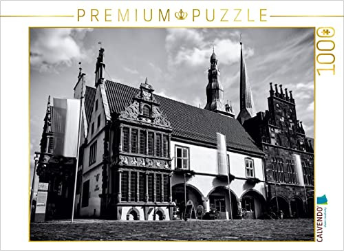 CALVENDO Puzzle Historisches Rathaus | 1000 Teile Lege-Größe 64 x 48 cm Foto-Puzzle für glückliche Stunden