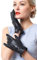 NappaNovum Damen Italienische Lederhandschuhe Lammfell Winter Komfort Handschuhe (Touchscreen oder Nicht-Touchscreen), Schwarz, Small