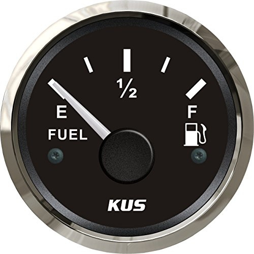 KUS carburante livello olio indicatore metro 240-33ohm con retroilluminazione 12/24V 52mm