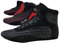 FOX-FIGHT B7 Kampfsport Schuhe | für Damen und Herren | Atmungsaktiv Flexibel | Wildleder | Ringerschuhe | Athletik Fitnesschuhe Bodybuilding | 41 / Black