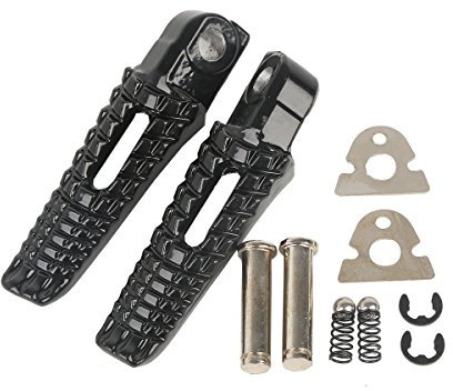 XMT-MOTOR Repose-pieds Arrière Passager Pédales Moto Pied Peg pour GSXR 600 GSXR 750 2006-2018 GSXR1000 2005-2017 B-KING 2008-2013