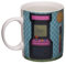 Puckator Game Over Heat Changing Colour Change porcelain Mug, Tea Coffee Hot Drinks Microwave & Dishwasher Safe Height 9.5cm Width 11.5cm Depth 8cm 300ml Capacity