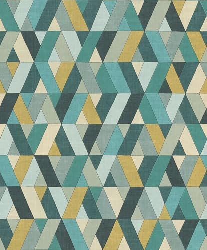 Rasch Tapeten Vliestapete (Grafisch) Blau 10,05 m x 0,53 m BARBARA Home Collection II 536744