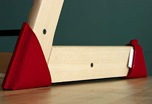 Sokkoo Stuhlbeinsocken, kampatibel mit Tripp Trapp Hoch Stuhl, 4 Stück aus Filz, Bodenschoner, Stuhlsocken,mit Gummiband zur Befestigung, Kinderstuhl Bodenschutz (rot)