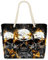 VOID Totenköpfe Hard Rock Strandtasche Shopper 58x38x16cm 23L XXL Einkaufstasche Tasche Reisetasche Beach Bag