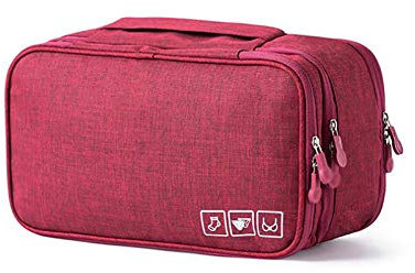 ZHLY Multi-Layer-Unterwäsche Aufbewahrungstasche Reiseunterwäsche BH-Organisatoren Multifunktions-Ablagefach und Kilometerverpackungsbox,3