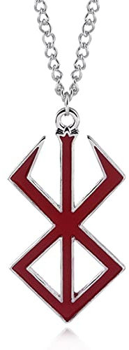 HCMA Viking Berserker Halskette und Schlüsselanhänger Der verrückte Krieger der nordischen Wikinger-Mythologie Schlüsselanhänger Anhänger Modeschmuck Geschenk
