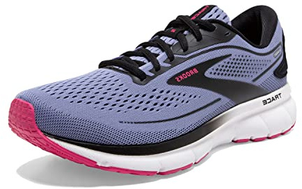 Brooks Damen Trace 2 Sneaker, Purple Impression Black Kn, 38 EU Schmal