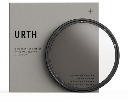 Urth 67mm Ethereal Black Mist ¼ Diffusion Lens Filter (Plus+) — Cinematic Effect, 20-Layer Nano-Coated Black Mist Light Diffusion Particles