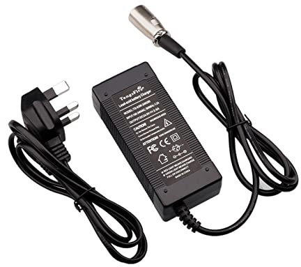 24V Charger 2AMP Mobility Scooter Charge 3-Pin XLR socket terminal For Wheelchair Motorcycle Lead-Acid Battery Lawn Mower Marine Boat Pride