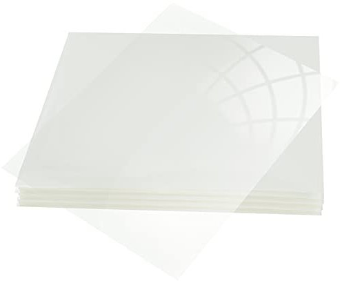 Transparenzfolie Transparenzpapier für Inkjet Drucker 8,5 x 11 Zoll 100% klar 100 Blatt (50)