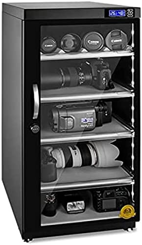 Intelligent Dry Cabinet, 125L Large Automatic Dehumidification Cabinet, 105L Camera Lens And Photographic Equipment Moisture Proof Box With Code Lock,125l,GQYYS