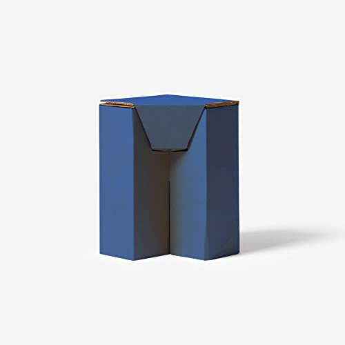 ROOM IN A BOX | Hocker | Nachttisch | Beistelltisch - nachhaltig, minimalistisch, Made in Germany (Blau)