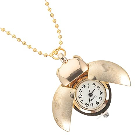 ULTECHNOVO Goldene Taschenuhr Praktische Hängende Taschenuhr aus Zinklegierung im Retro Design mit Quarzwerk im Vintage Stil für Stilvolle Herren und Sammler