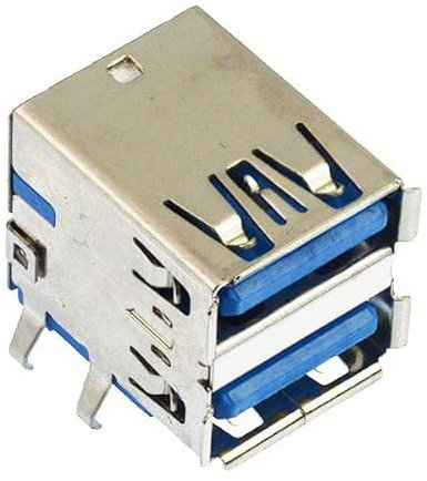 Dual USB 3.0 Right Angle Socket PCB