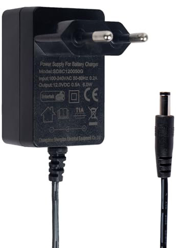 12V Ladegerät für Auffahrspielzeug, 12V Batterieladegerät für Kinder Elektroauto-Motorrad, 12 Volt Ladegerät für Power Wheels Elektrofahrräder Zubehör