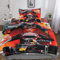 NOLEGA Verstappen 3D Bettbezug Set Bettwäsche-Sets, Formula 1 2er Set Stück Bettbezug + Stück Passender Passender Kopfkissenbezug Single（135x200cm）