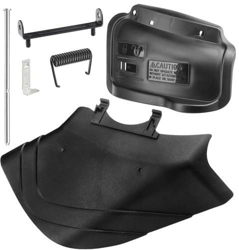 DECKMAN Kit de porte mulching 532420019 pour tondeuse à gazon et déflecteur 532426129 compatible avec les tondeuses à gazon Hus Qvarna/CRA ftsman 55,9 cm, remplace 419942X428 419942X418 583405601