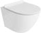 Lavita WC mural Sofi Slim,WC suspendu,Couvercle de toilette avec système d'abaissement automatique et charnières métalliques,Toilettes suspendues sans bord,Cuvette de toilette,365 x 490 x