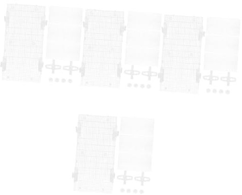 Toddmomy 4sets Fish Tank Divider Grid Panel Floating Plant Aquarium Divider for Sale 4pcs*4