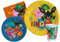 Ciao- Kit Vajilla de Fiesta Bing (platos, vasos, servilletas), Multicolor, 24 personas (AZ046)