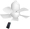 HDKEAN USB Powered Ceiling Fan With Remote Controller Portable Tent Hooks Hanging Fan 4 Gear Detachable For Tent Car Campin